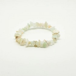 Bracelet minceur opale blanche